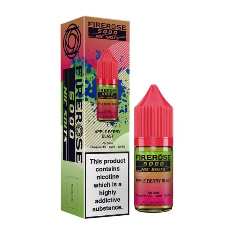 Apple Berry Blast Nic Salt E-Liquid by Firerose 5000 Nic salt 10ml